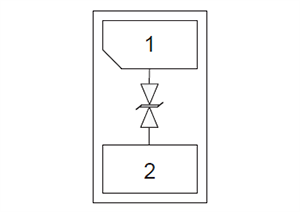 Schematic - Semtech SVS03331P1RBQ Low Capacitance TVS Diode
